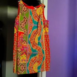 Multi colored Peter Nygard sleeveless dress